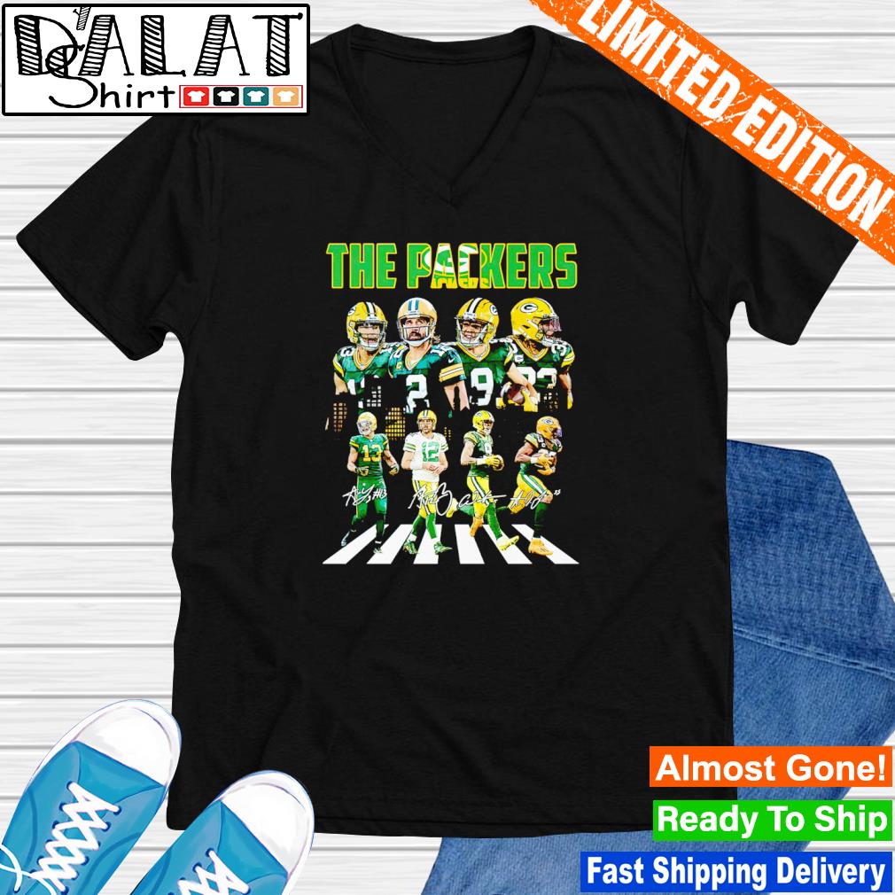 The Green Bay Packers Abbey Road signatures shirt