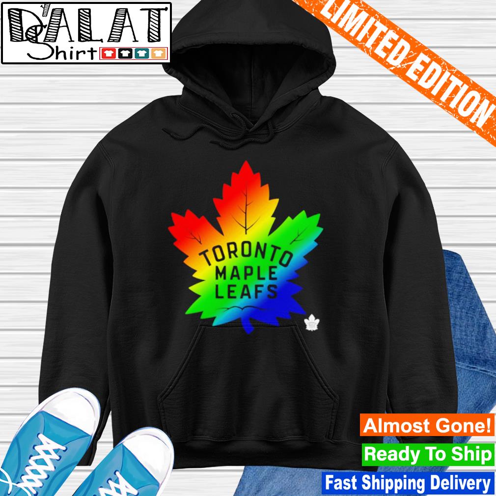 Official toronto maple leafs pride colorful shirt, hoodie, sweater, long  sleeve and tank top