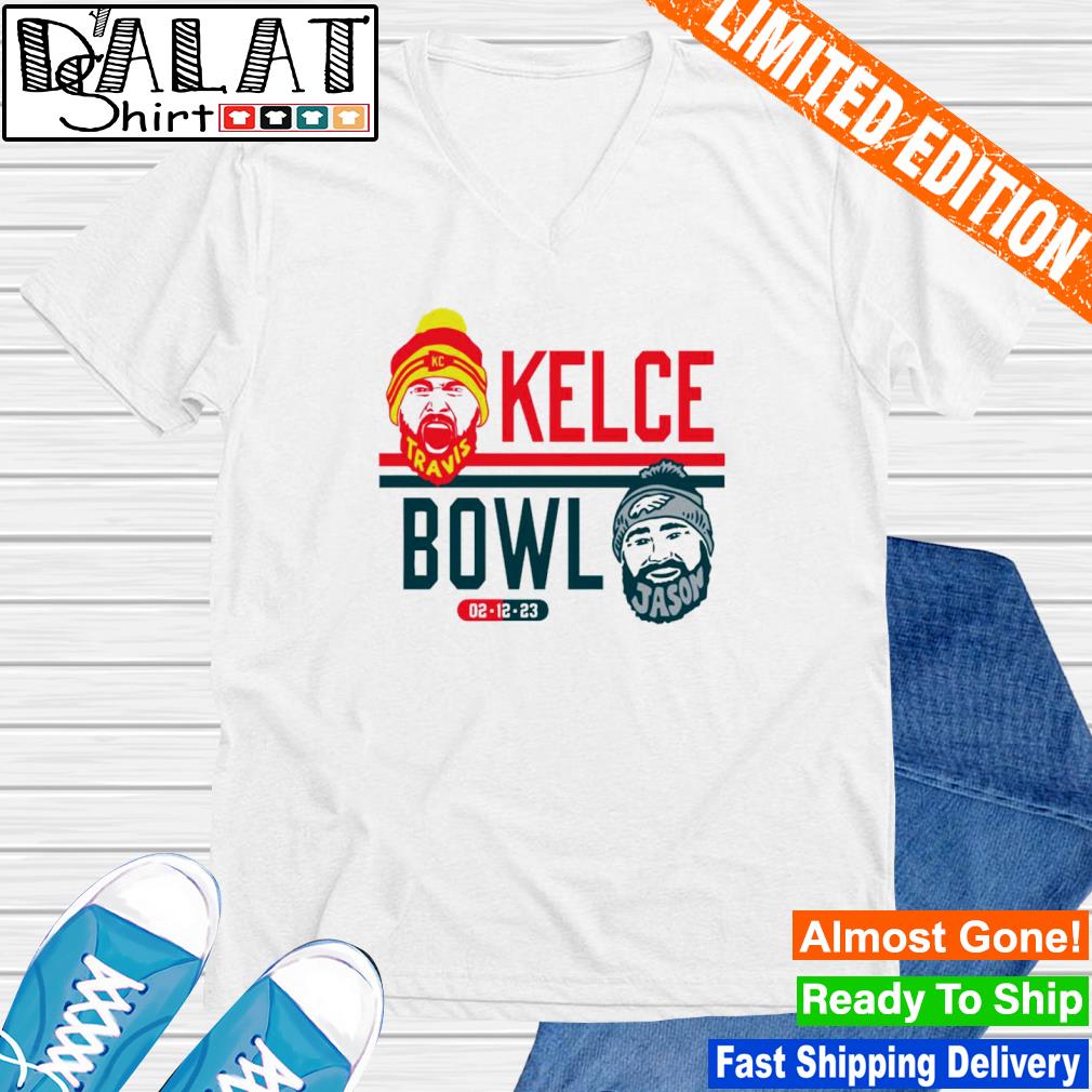 Travis Kelce And Jason Kelce Bowl Tee Shirts - Teebreat