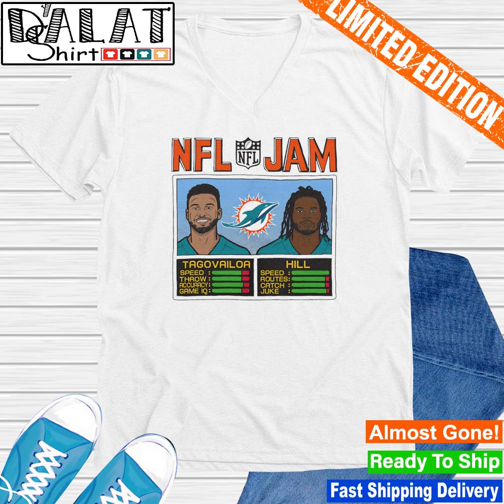 Tua Tagovailoa and Tyreek Hill Miami Dolphins NFL Jam shirt - Dalatshirt