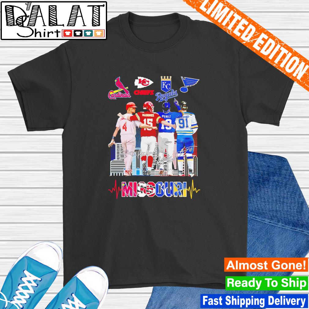 Missouri Yadier Molina Patrick Mahomes Salvador Perez And Vladimir  Tarasenko Unisex T-Shirt - Teeruto