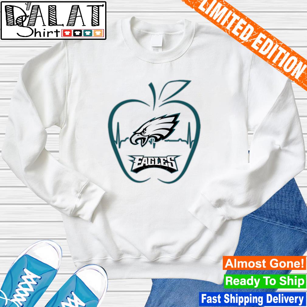 Apple Heartbeat Teacher Symbol Dallas Cowboys Youth Hoodie 