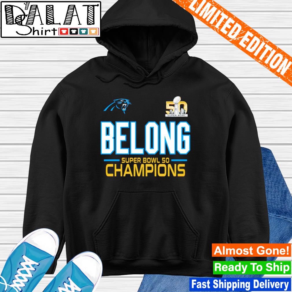 carolina panthers belong hoodie