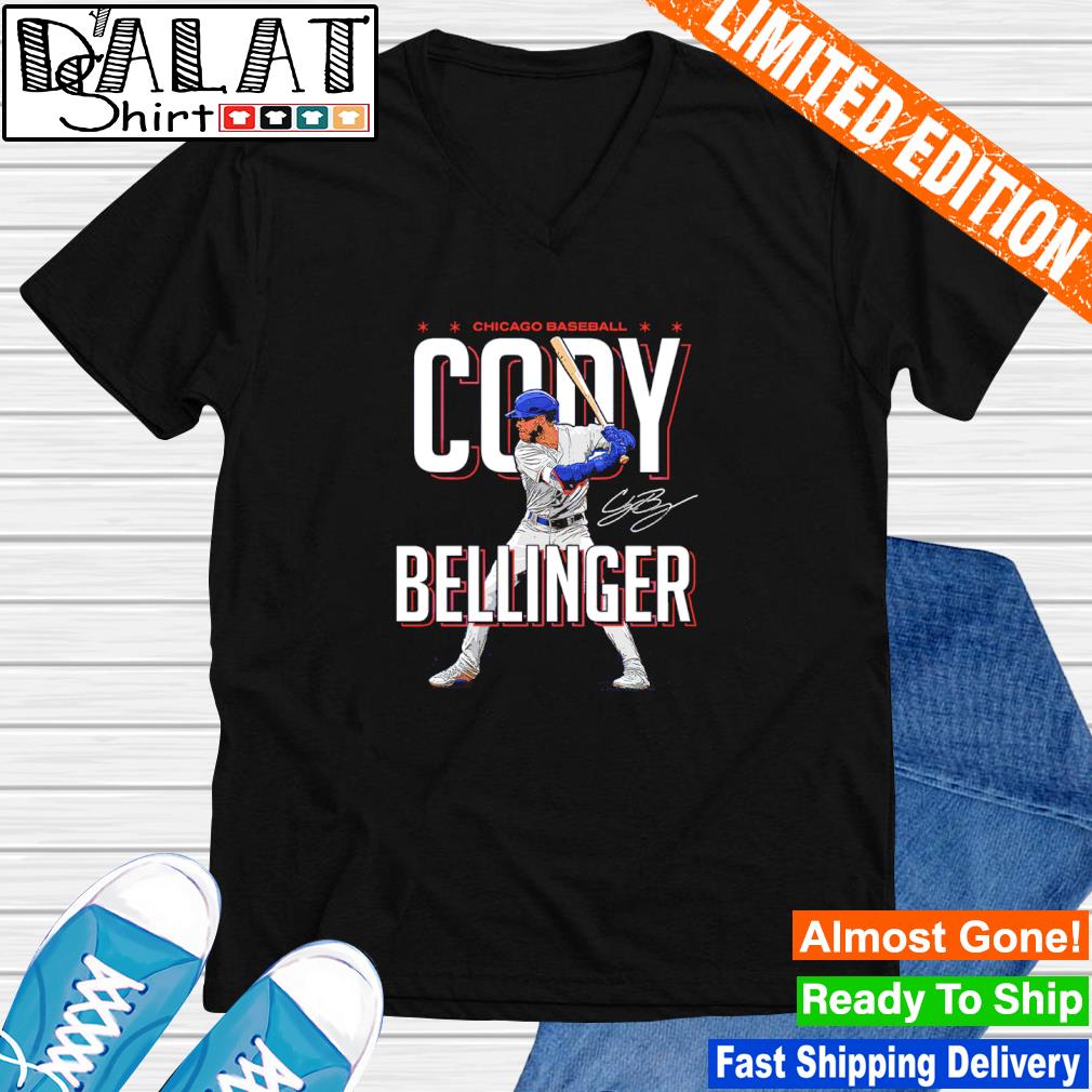 Chicago Cubs Cody Bellinger Men's Premium T-Shirt - Tri Gray - Chicago | 500 Level Major League Baseball Players Association (MLBPA)