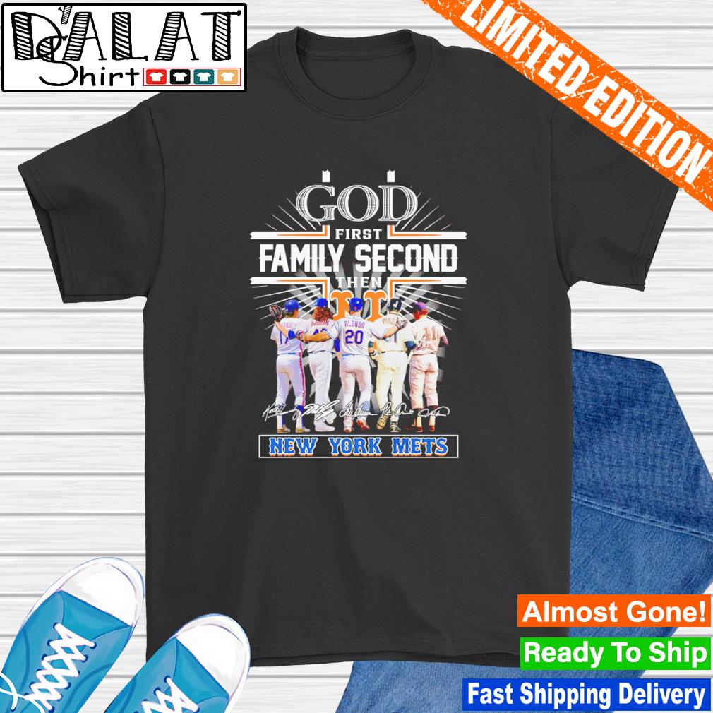 God First Family Second Then New York Mets Shirt ⋆ Vuccie