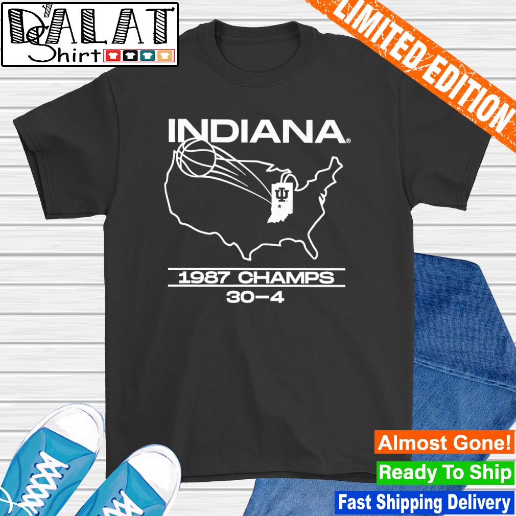 Indiana 1987 Champs 30 4 shirt
