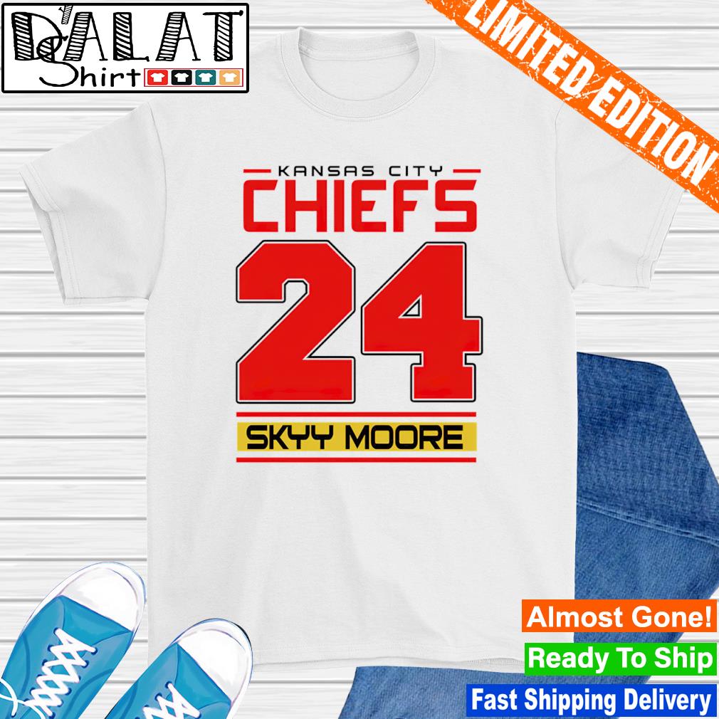 Skyy Moore Vintage Skyy Moore Draft Day Collection Skyy Moore 24 Kc Chiefs  Football Skyy Moore Football 2022 Unisex T-Shirt