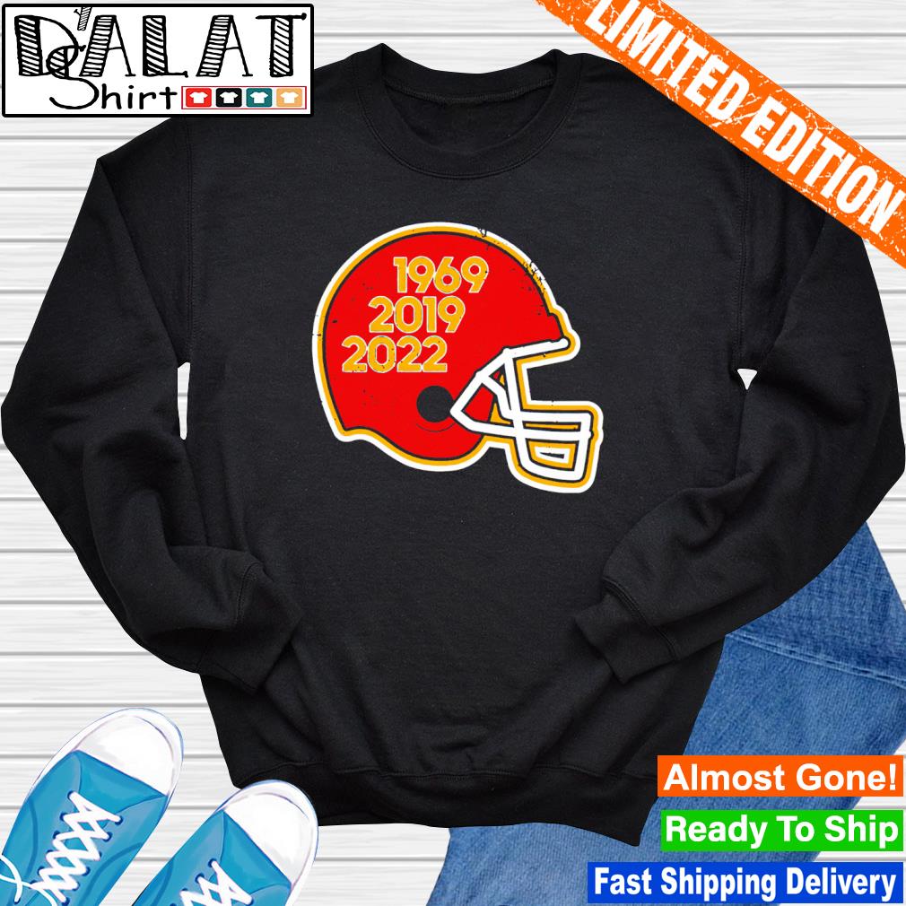 Official kansas City Chiefs Super Bowl Champions 1969 And 2019 And 2022 T- Shirt, hoodie, sweater, long sleeve and tank top