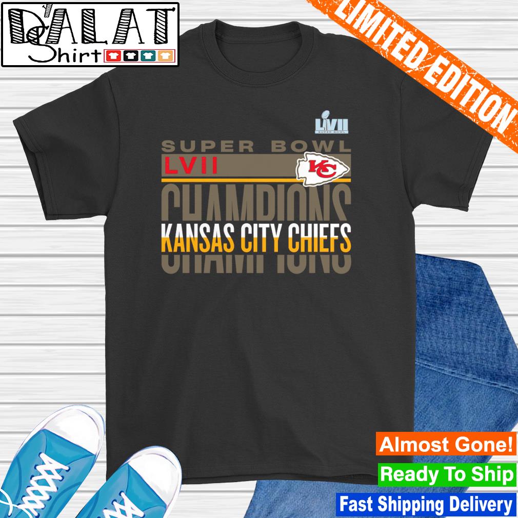 NEW 2023 - Kansas City Chiefs 2023 Super Bowl LVII Champions Signature T  shirts