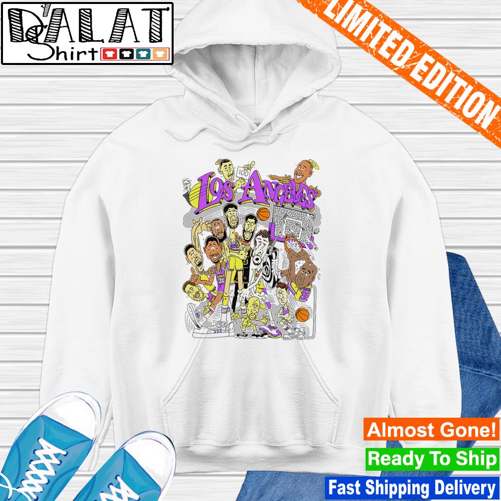 Los Angeles Lakers White awesome graphic Hoodie