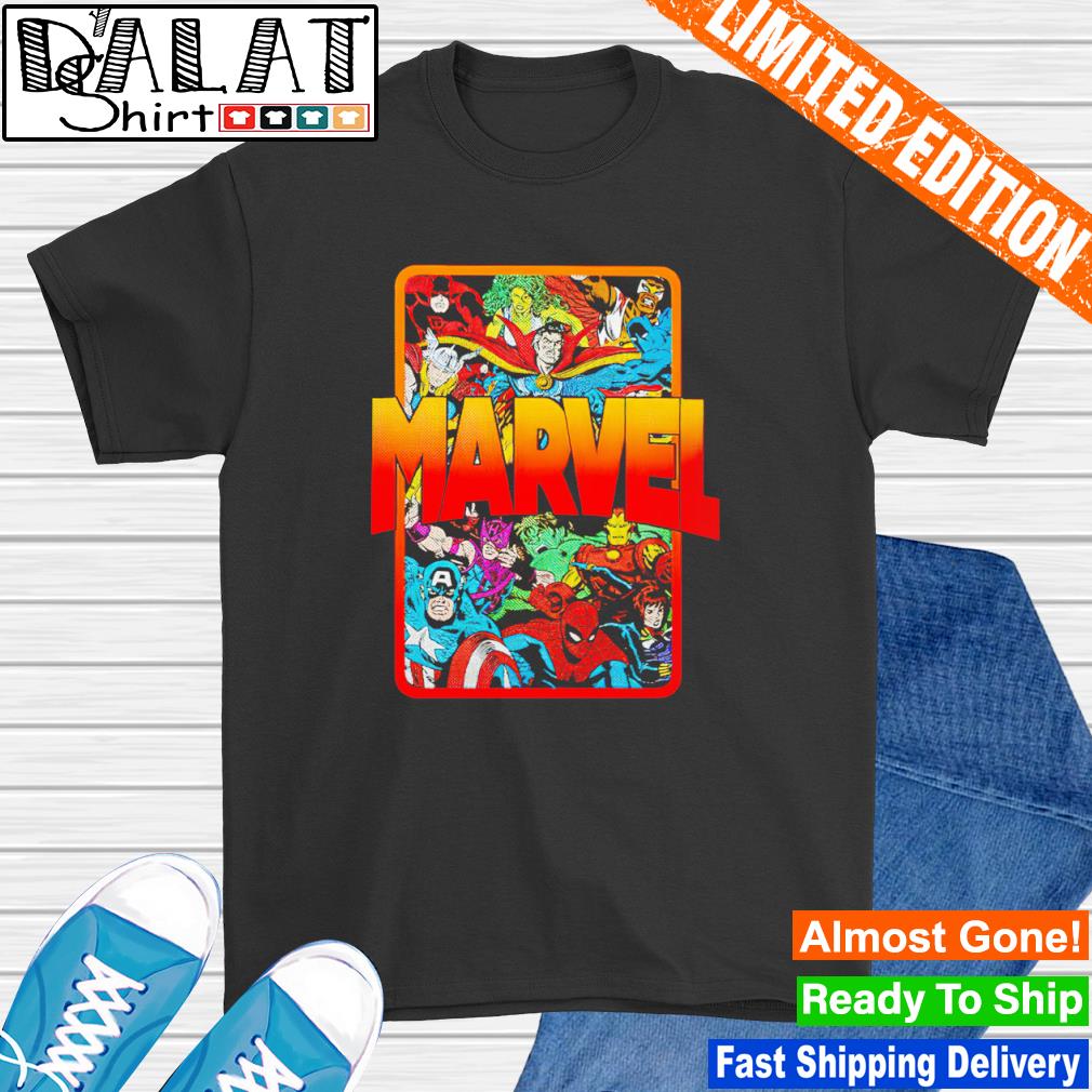 Marvel comics old school characters shirt