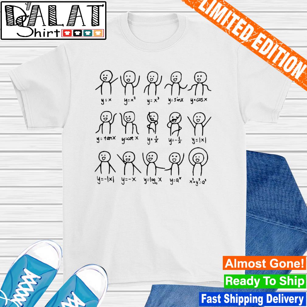 Math stick figures shirt