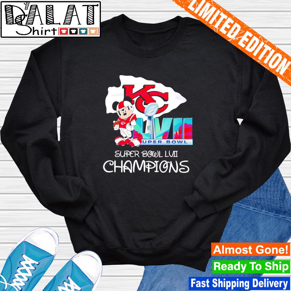 Disney Mickey Mouse Super Bowl Champions Kansas City Chiefs T-Shirt -  TeeNavi