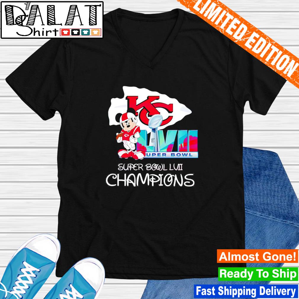 Disney Mickey Mouse Super Bowl Champions Kansas City Chiefs T-shirt –