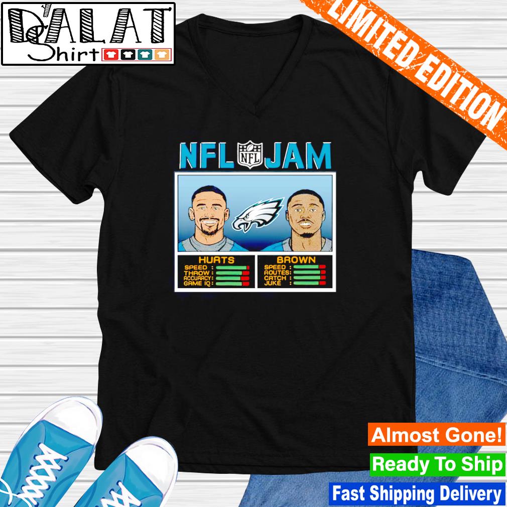 NFL Jam Eagles Jalen Hurts and A.J. Brown Philadelphia Eagles shirt -  Dalatshirt