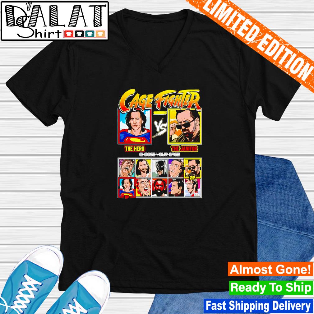 cage fighter nicolas cage shirt