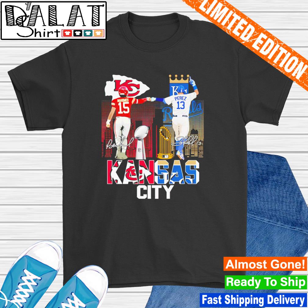 Official Patrick mahomes and perez Kansas city 2023 signatures shirt,  hoodie, sweater, long sleeve and tank top