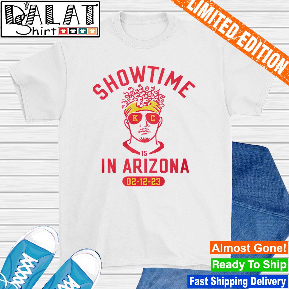 Patrick Mahomes showtime in Arizona shirt