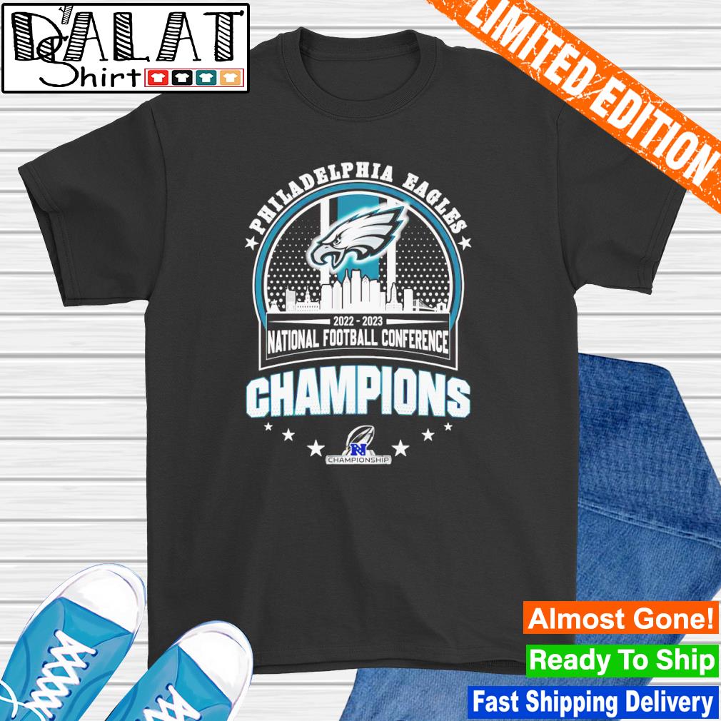 Philadelphia Eagles 2022 2023 national football conference champions shirt  - Dalatshirt