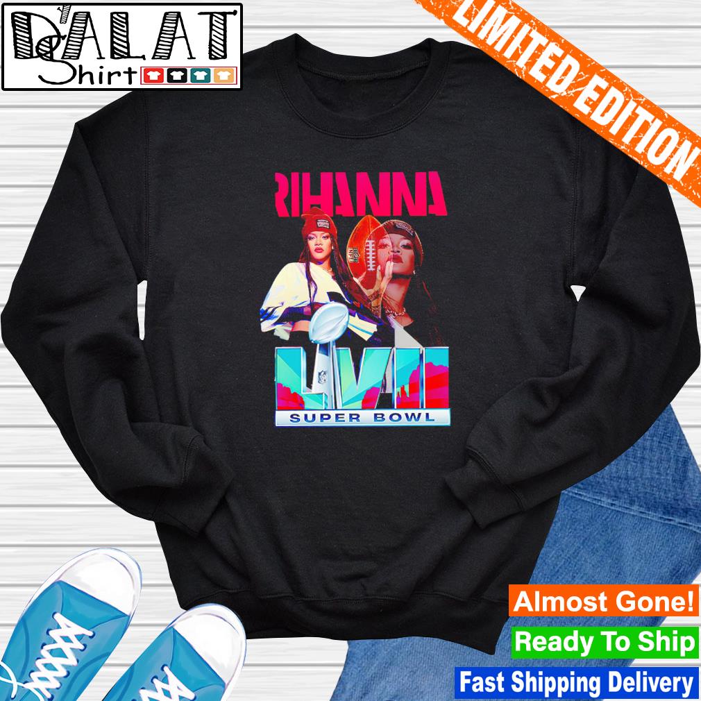 Rihanna Super Bowl Half Time Trendy Football shirt - Dalatshirt