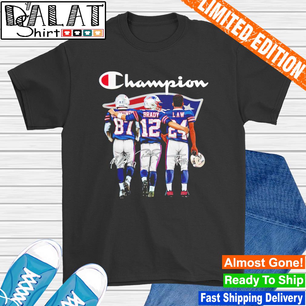 Tom Brady and Rob Gronkowski Fan Tee Shirt Raglan Baseball Tee