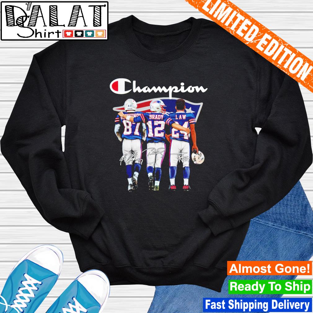 Tom Brady and Rob Gronkowski Fan Tee Shirt Raglan Baseball Tee