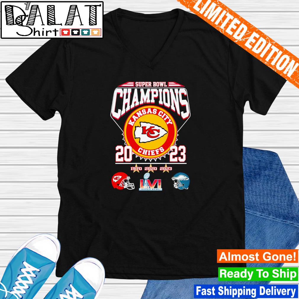 2023 super bowl champions Kansas city Chiefs super bowl champions shirt -  Limotees