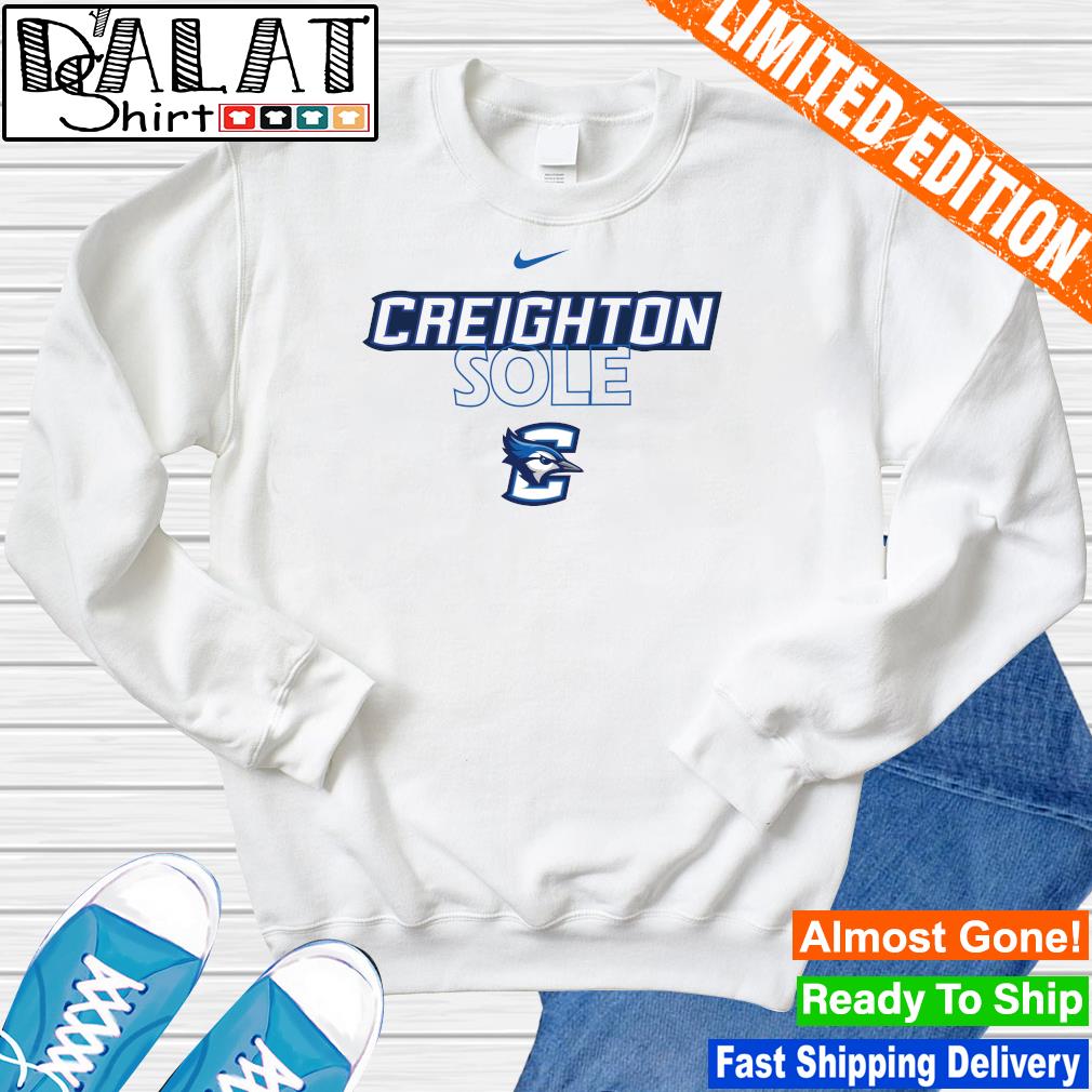 Nike White Creighton Bluejays 2023 On Court Bench Long Sleeve T-Shirt