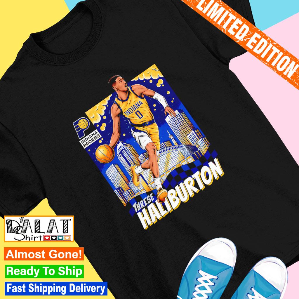Indiana Pacers Haliburton Cityscape shirt