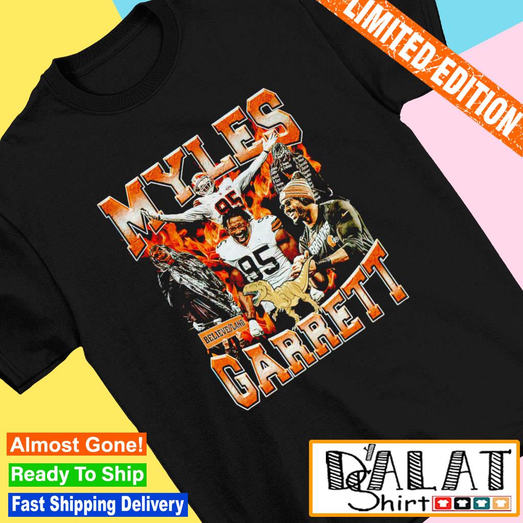 Jurassic Myles Garrett T shirt