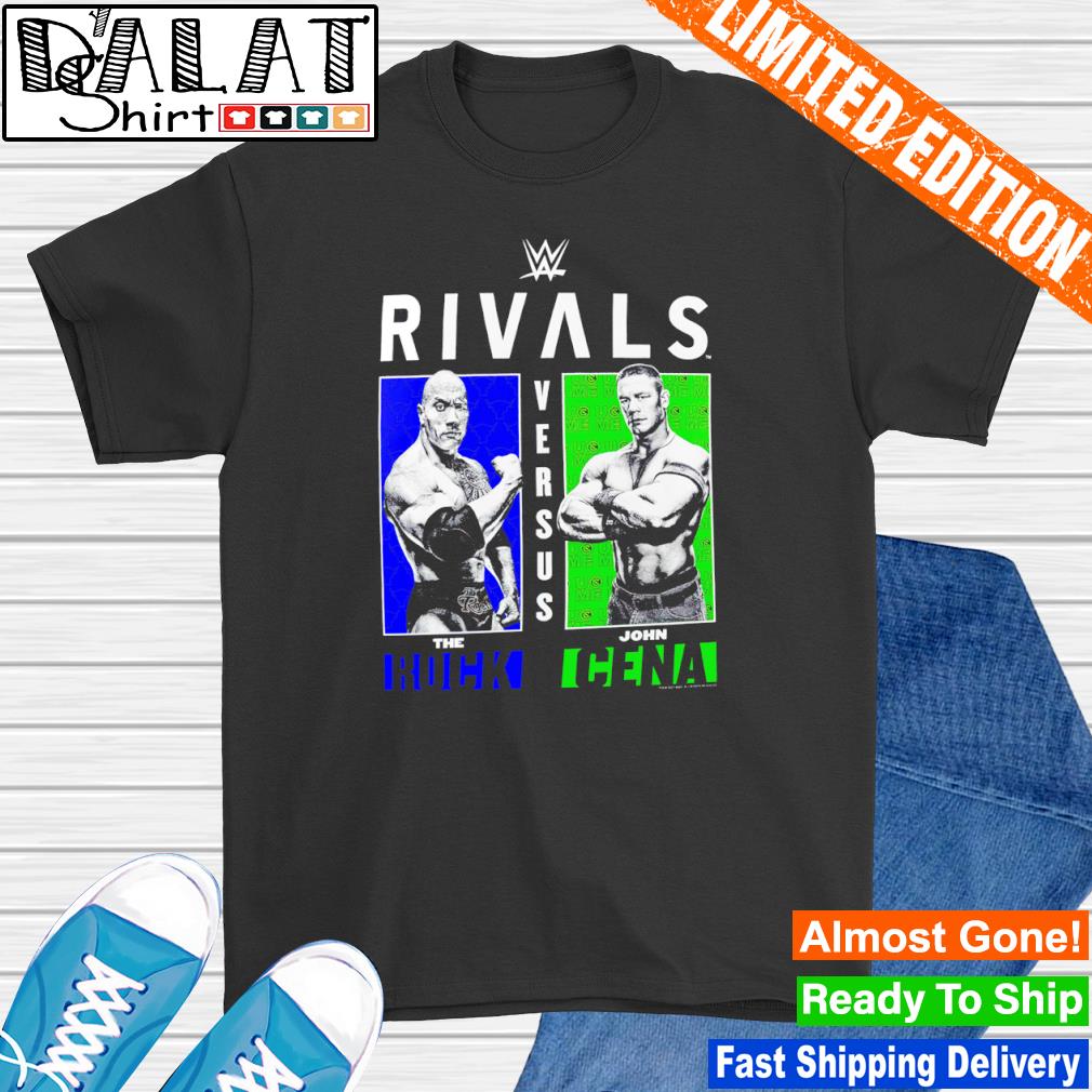 WWE Rivals The Rock vs. John Cena shirt, hoodie, sweater, long sleeve and  tank top