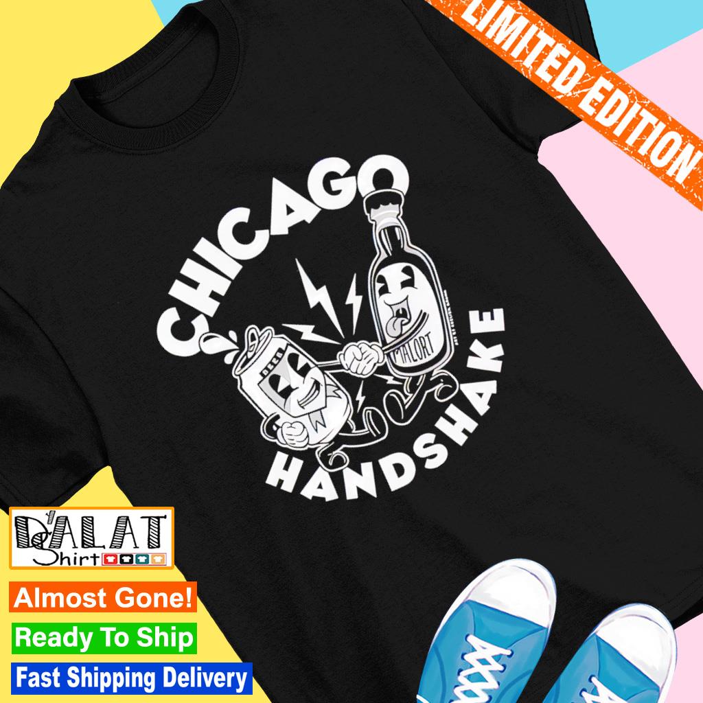 Chicago Handshake Mascot Tee Unisex Chicago Gift Beer 