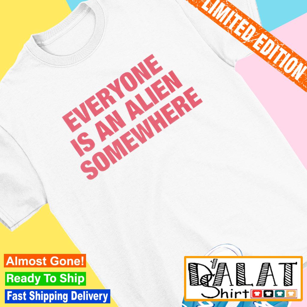 Coldplay Everyone Is An Alien Somewhere - Blue Tee