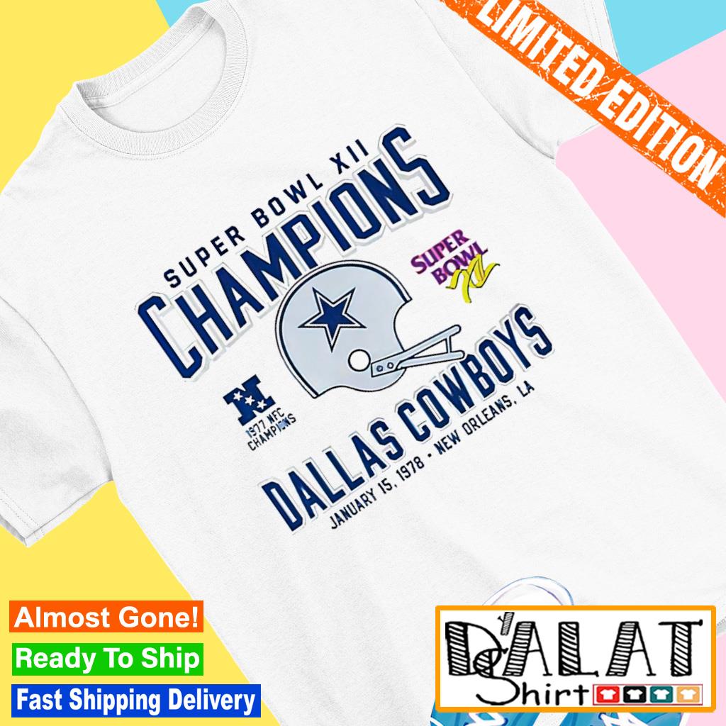 Dallas Cowboys super bowl XII champions shirt, hoodie, sweater