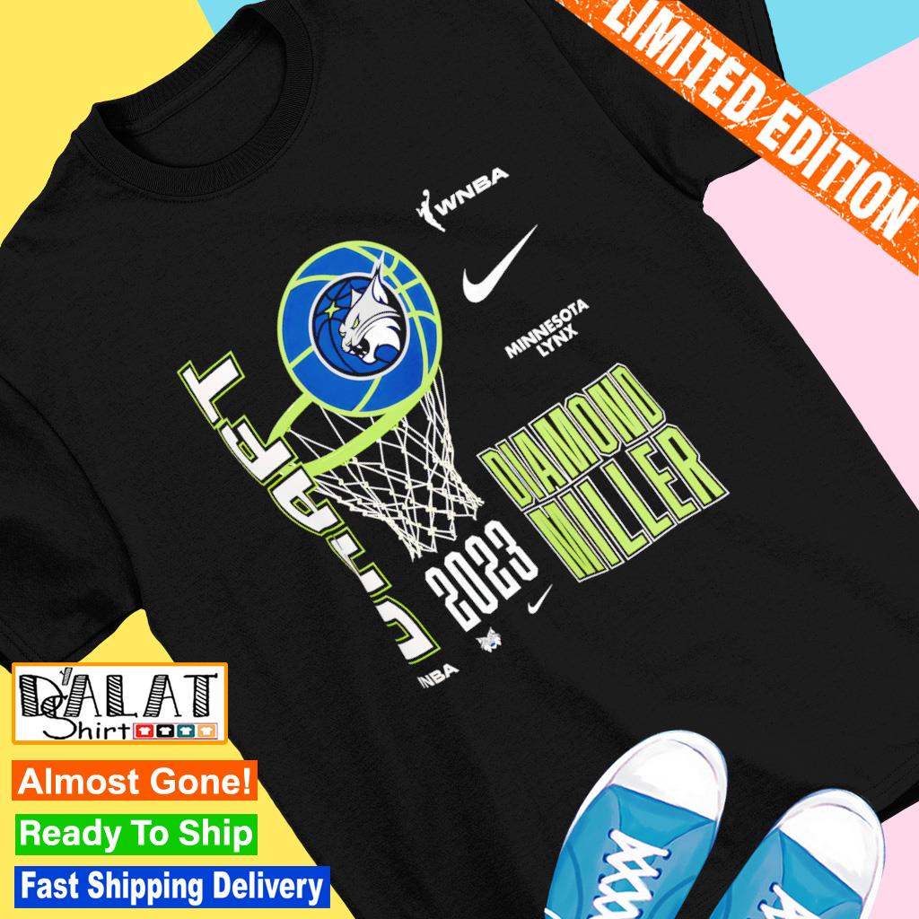 Diamond Miller Minnesota Lynx Nike Unisex 2023 WNBA Draft T-Shirt