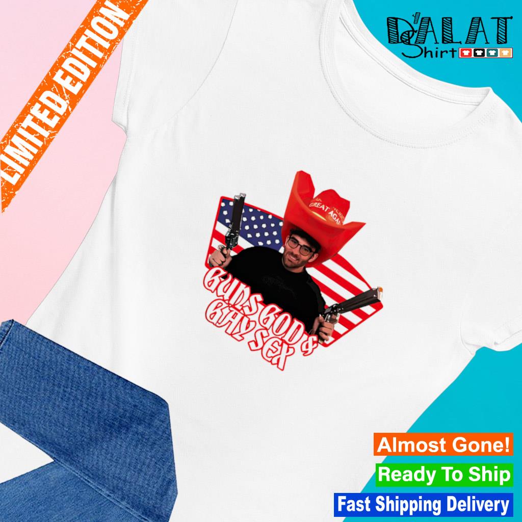 Guns god and gay sex American flag shirt - Dalatshirt