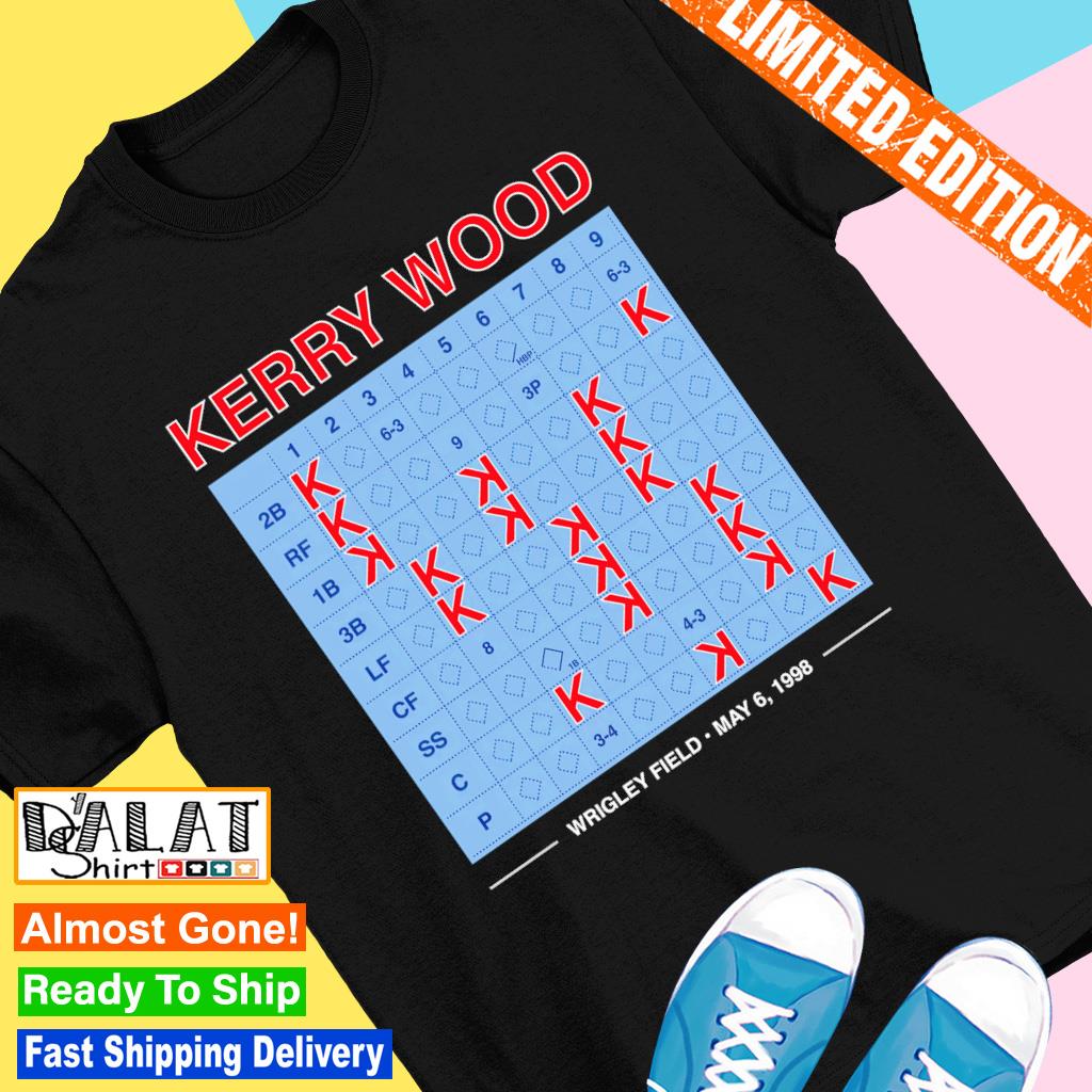 Kerry Wood 20 Strikeouts Scorecard Shirt, hoodie, sweater, long