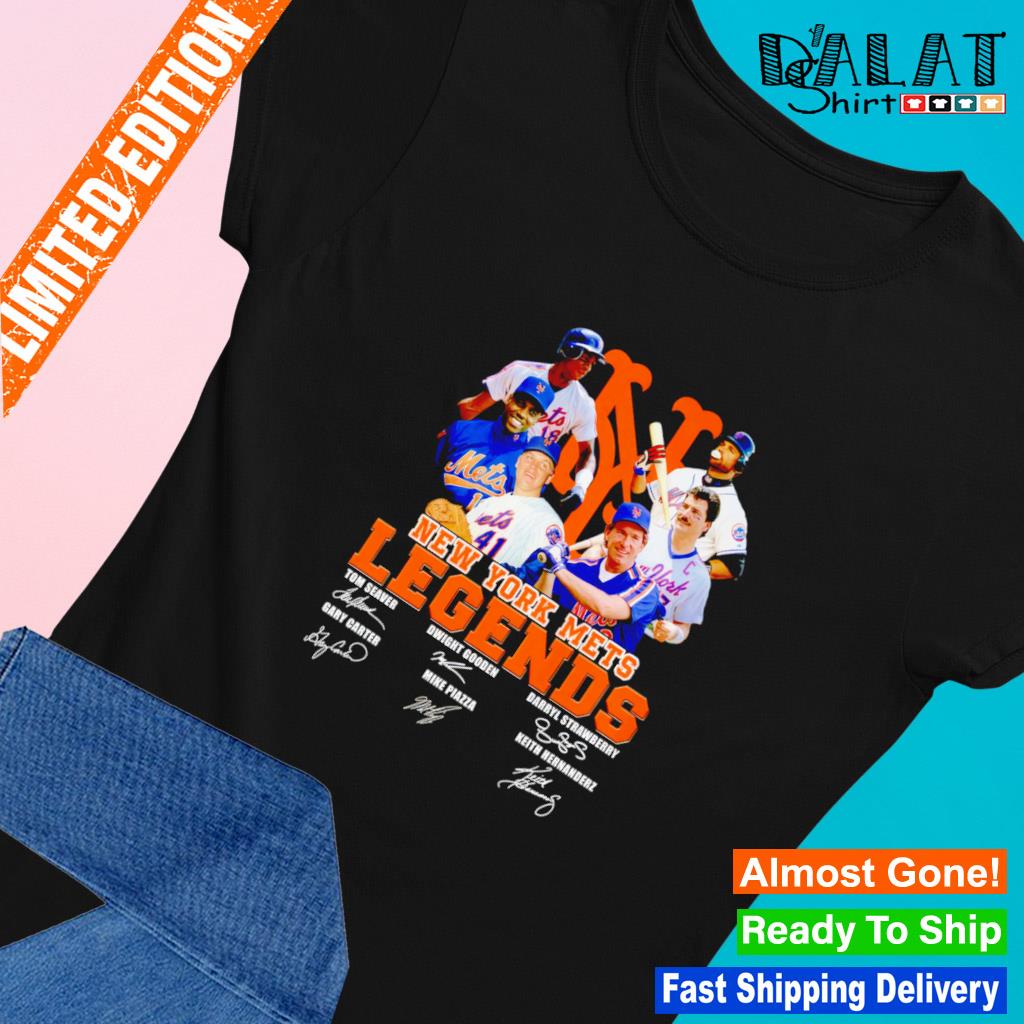 New York Mets Legends Tom Seaver, Dwight Gooden, Darryl Strawberry  signatures shirt, hoodie, sweater, long sleeve and tank top