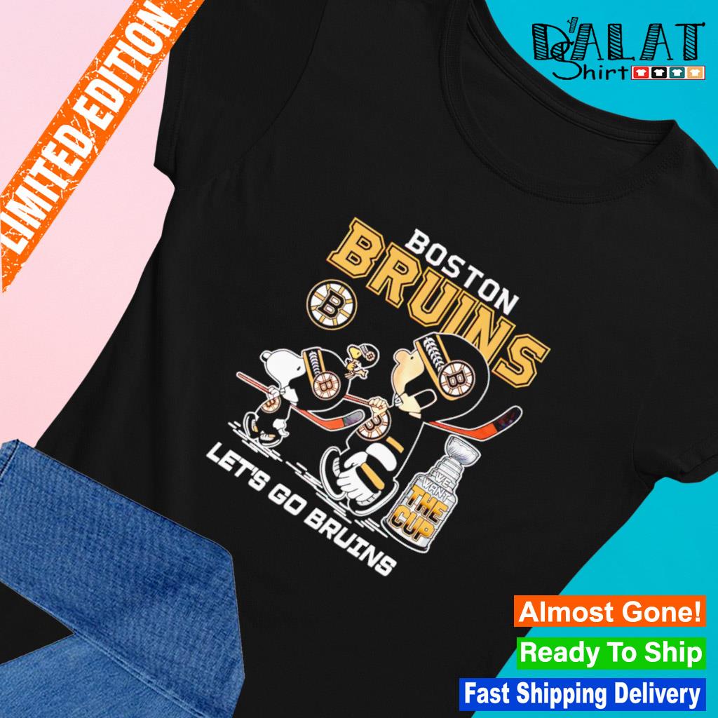 Boston Bruins Snoopy Lets Go Bruins We Want The Cup shirt, hoodie, sweater,  long sleeve and tank top