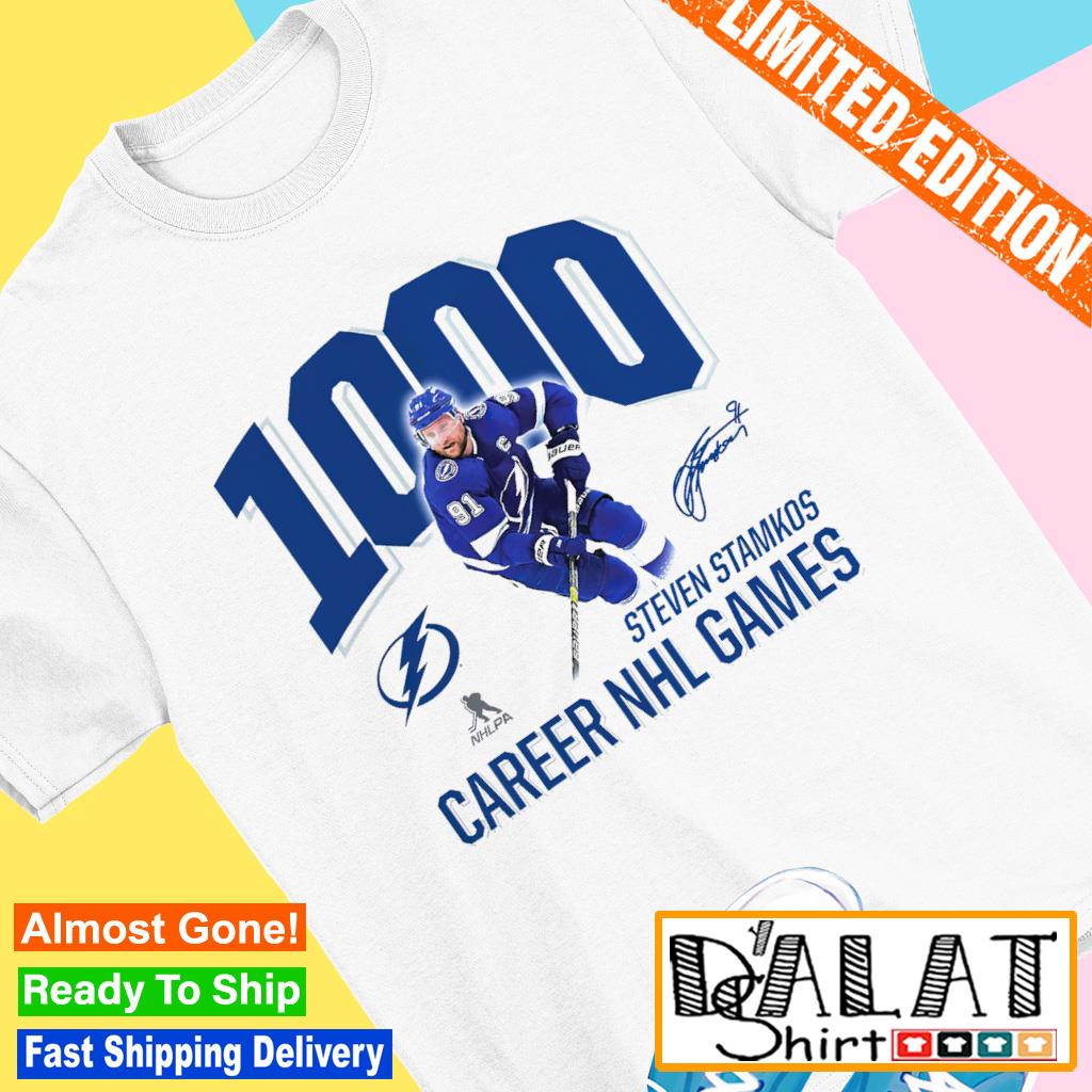 Official steven Stamkos Tampa Bay Lightning 1,000 Career Games