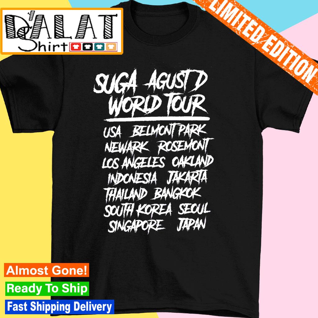 Suga Agust D World Tour shirt - Dalatshirt