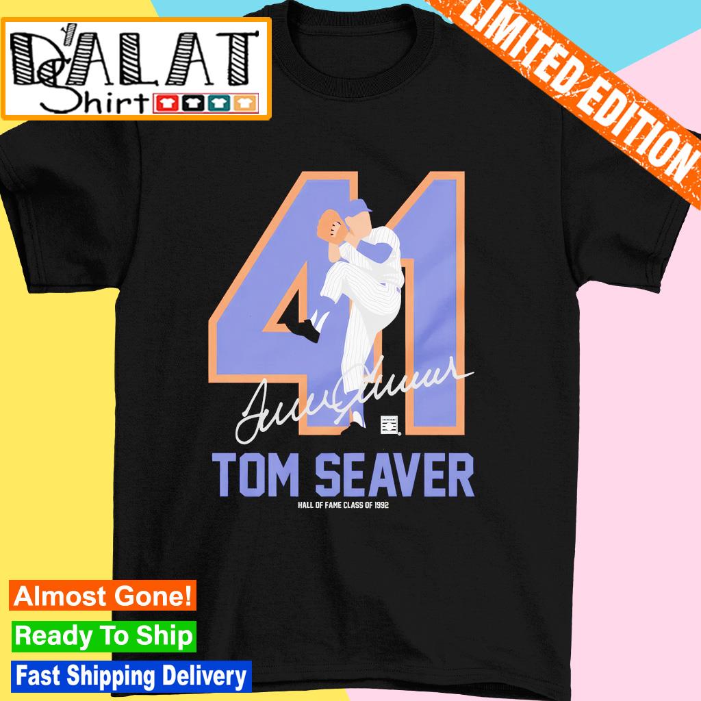 Teambrown Tom Seaver Baseball Hall of Fame Member Signature shirt