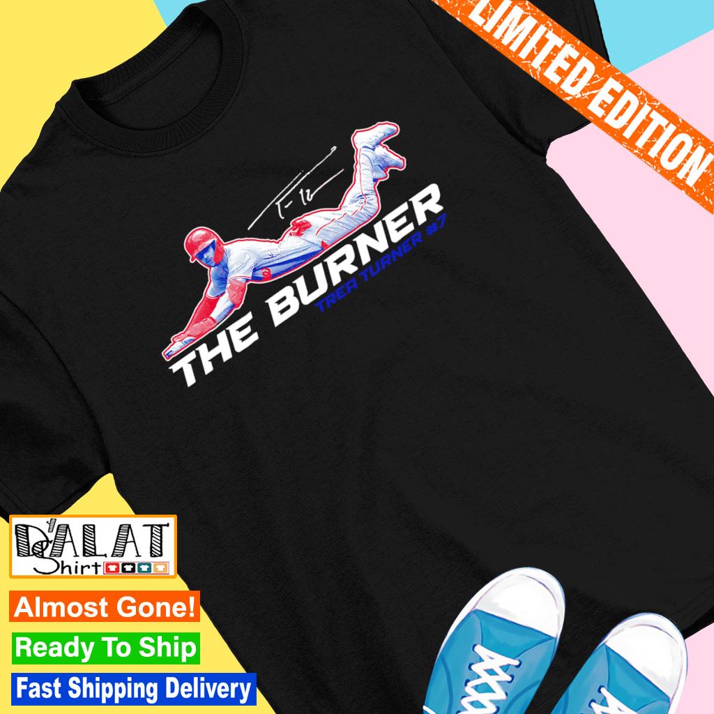 Cool Trea Turner The Burner Philadelphia Phillies Unisex T-shirt
