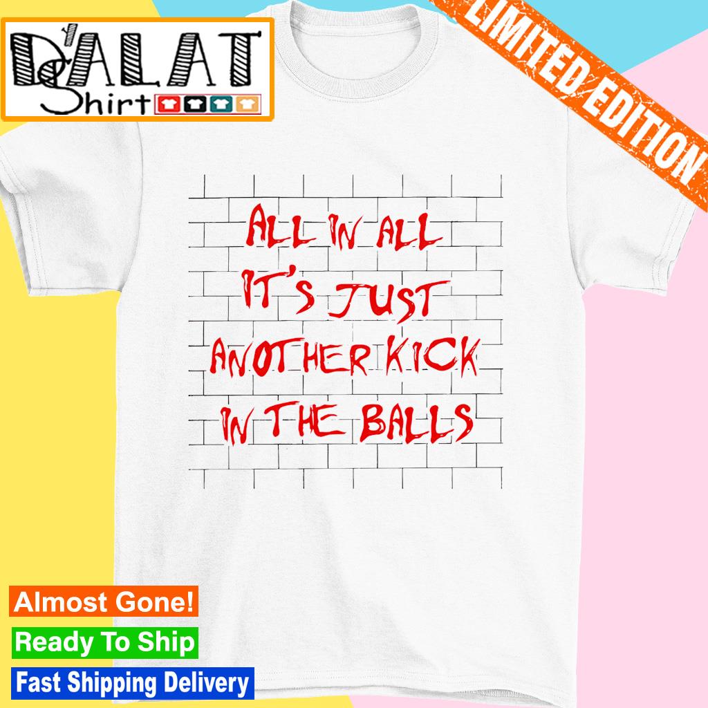 All in all it's just another kick in the balls shirt