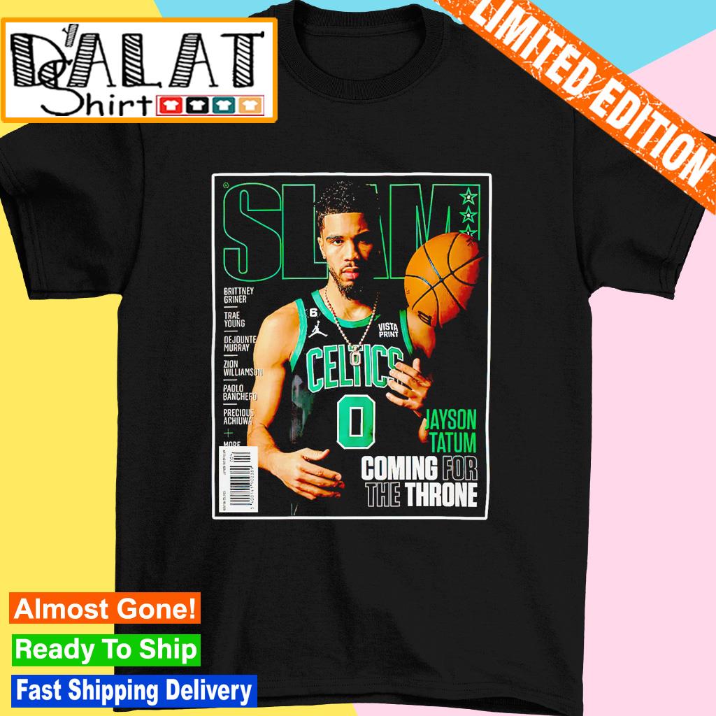 Official Basketball Boston celtics jayson tatum slam t-shirt