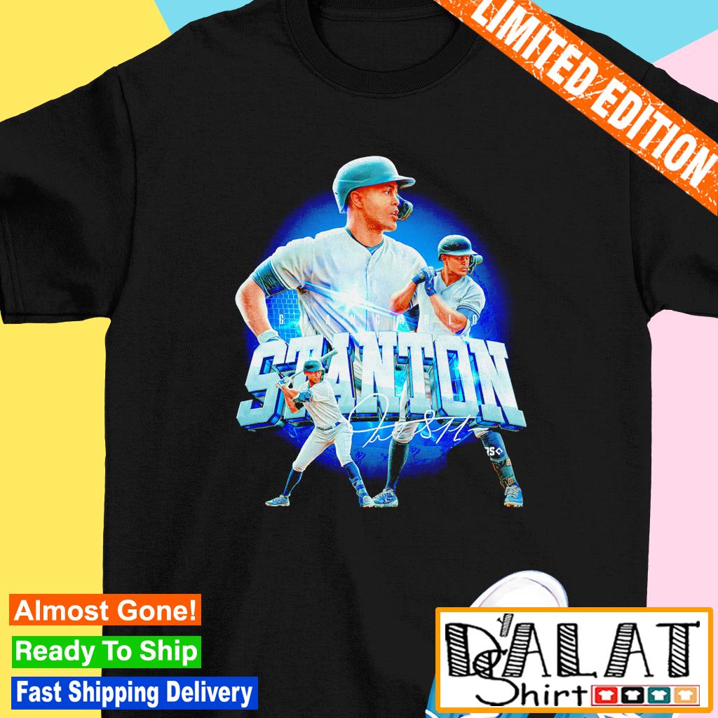 Giancarlo Stanton New York Yankees Signature Shirt - Bring Your