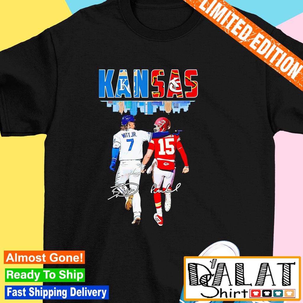 Kansas City Patrick Mahomes Bobby Witt Jr Signatures Shirt