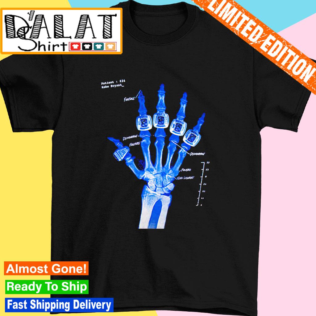 Patient Kobe Bryant Skeleton Hand shirt - Dalatshirt