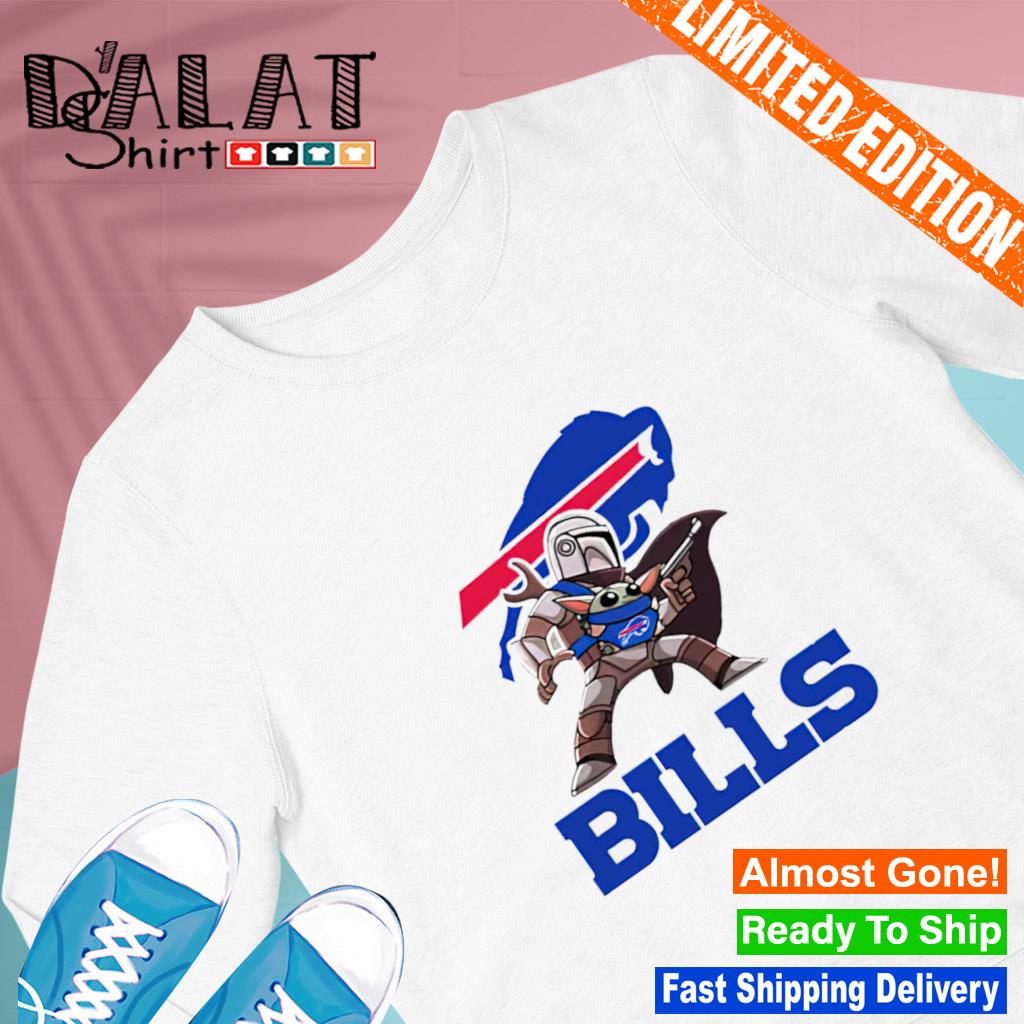 Buffalo Bills Baby Yoda The Mandalorian Personalized Polo Shirts