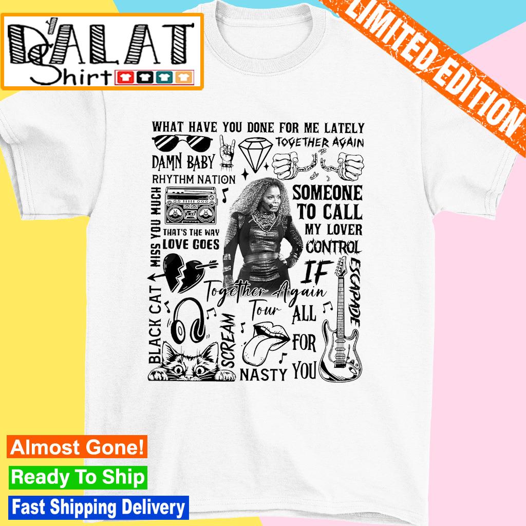 The Queen Of Pop Janet Jackson Tour 2023 shirt